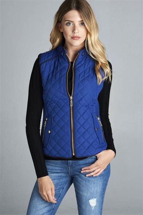 Womens Blue Vests (3) 